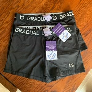 Gradual spandex shorts - two pairs, NWT